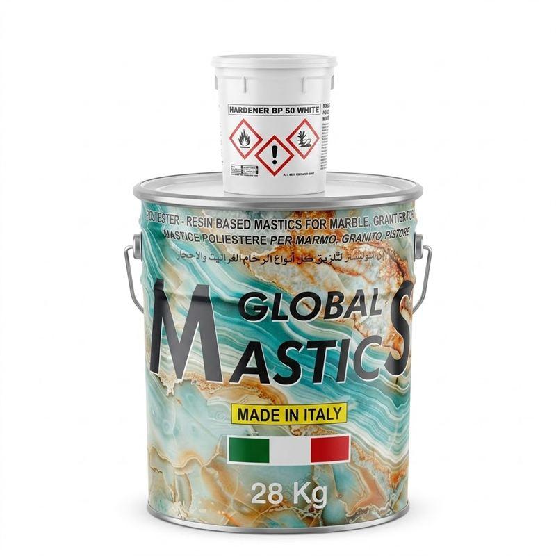 Global Mastic Marble & Granite Glue 28kg (Made in Italy)